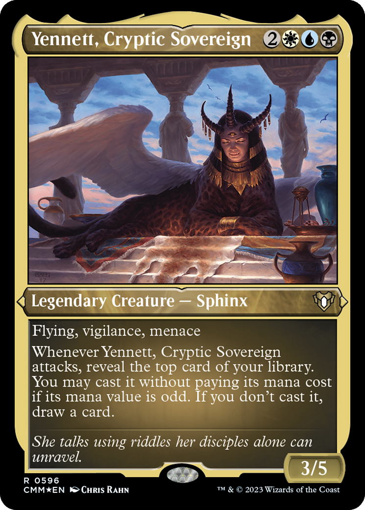 Yennett, Cryptic Sovereign (Foil Etched) [Commander Masters] | Webway Games