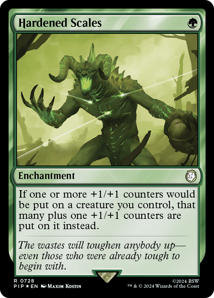 Hardened Scales (Surge Foil) [Fallout] | Webway Games