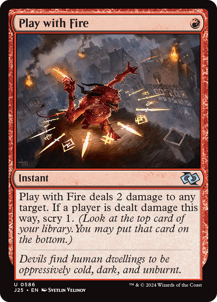 Play with Fire [Foundations Jumpstart] | Webway Games