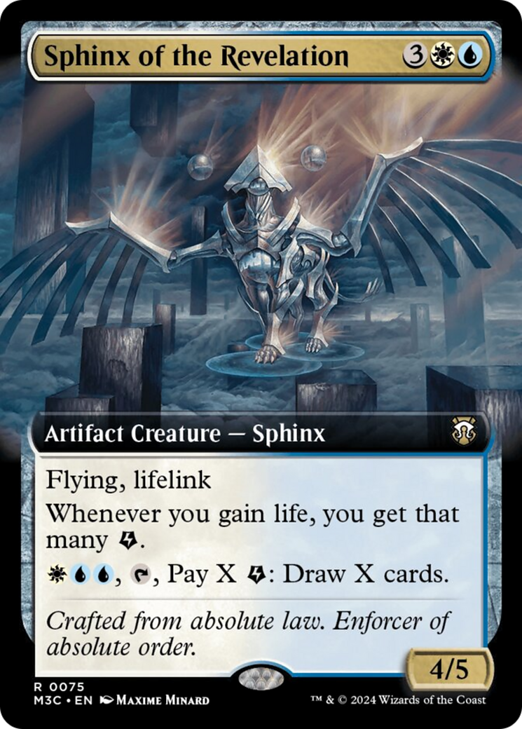 Sphinx of the Revelation (Extended Art) (Ripple Foil) [Modern Horizons 3 Commander] | Webway Games