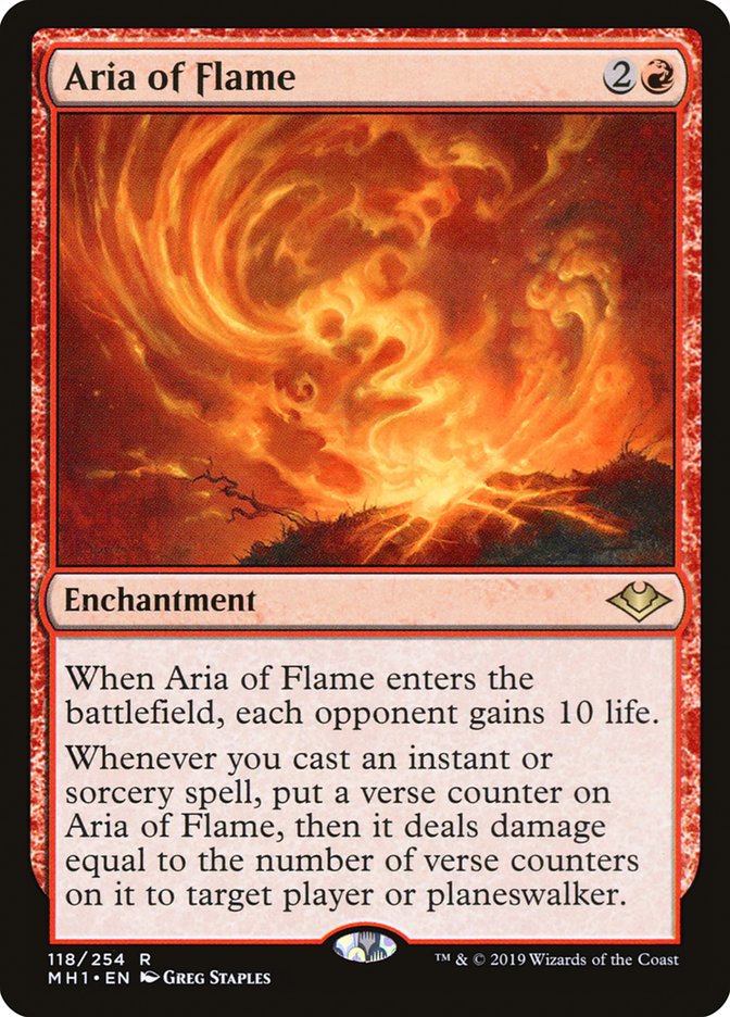 Aria of Flame [Modern Horizons] | Webway Games