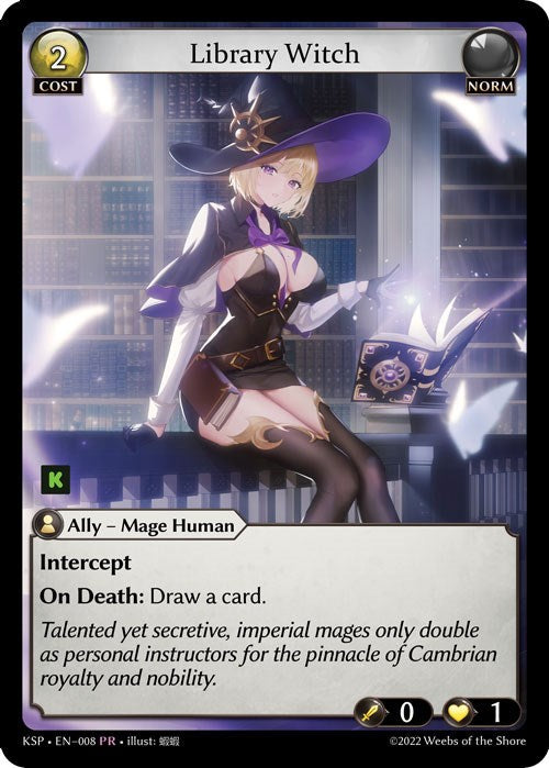Library Witch (8) [Promotional Cards] | Webway Games