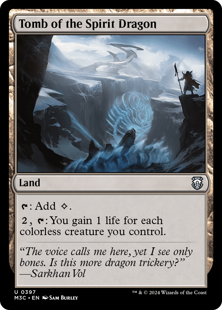 Tomb of the Spirit Dragon (Ripple Foil) [Modern Horizons 3 Commander] | Webway Games