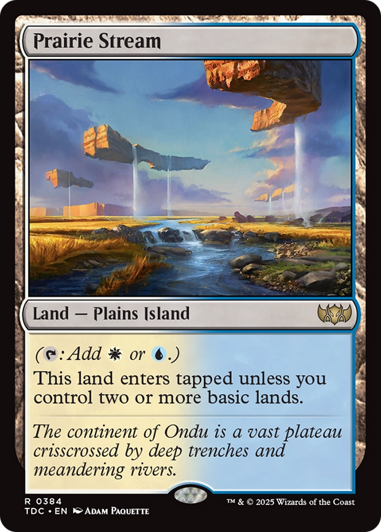 Prairie Stream [Tarkir: Dragonstorm Commander] | Webway Games