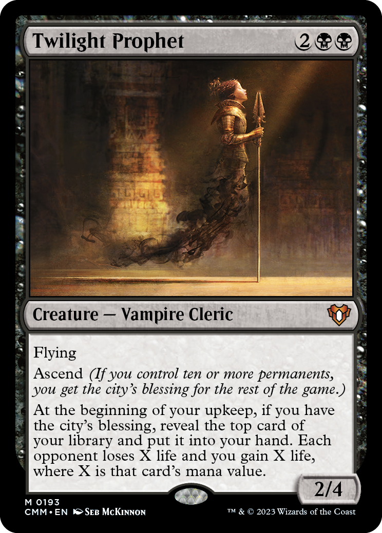 Twilight Prophet [Commander Masters] | Webway Games
