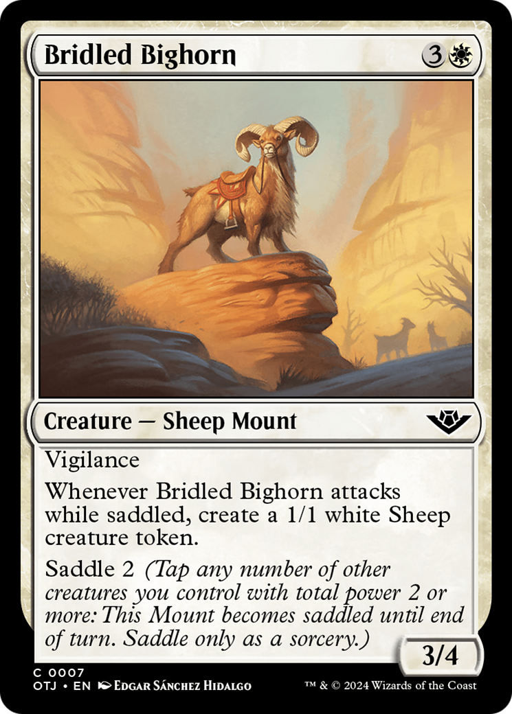 Bridled Bighorn [Outlaws of Thunder Junction] | Webway Games