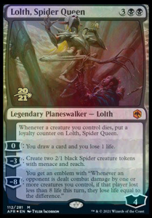 Lolth, Spider Queen [Dungeons & Dragons: Adventures in the Forgotten Realms Prerelease Promos] | Webway Games
