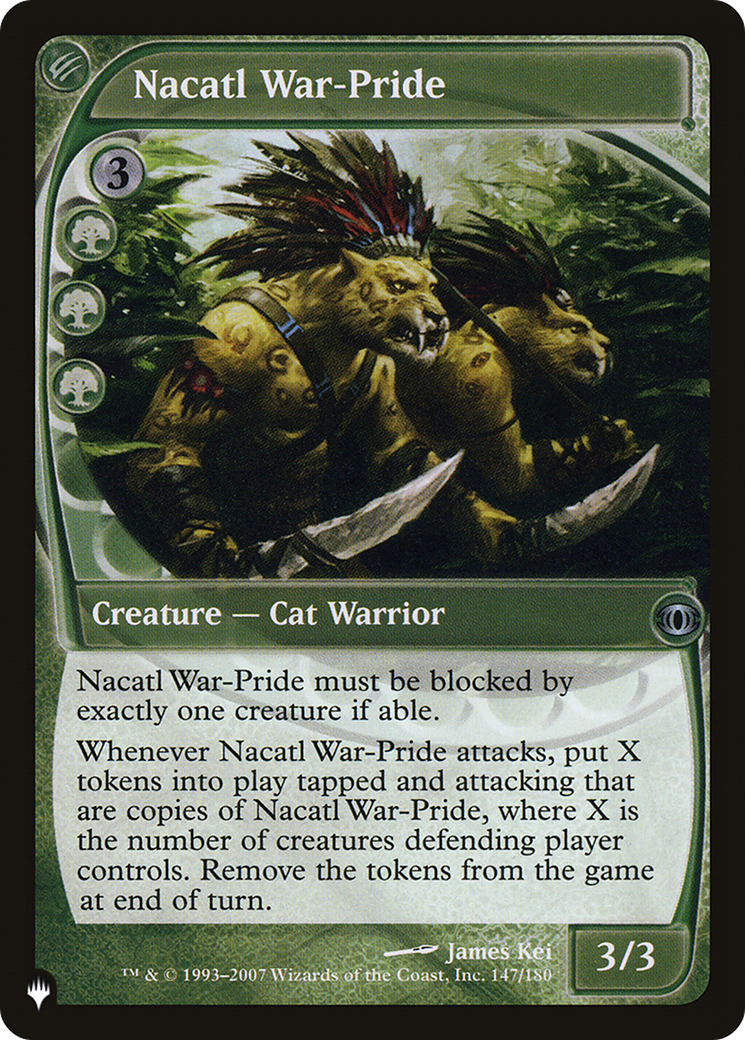 Nacatl War-Pride [The List] | Webway Games