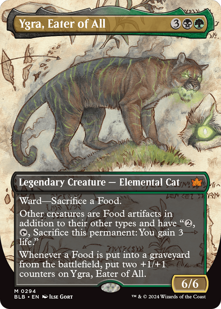 Ygra, Eater of All (Borderless) [Bloomburrow] | Webway Games