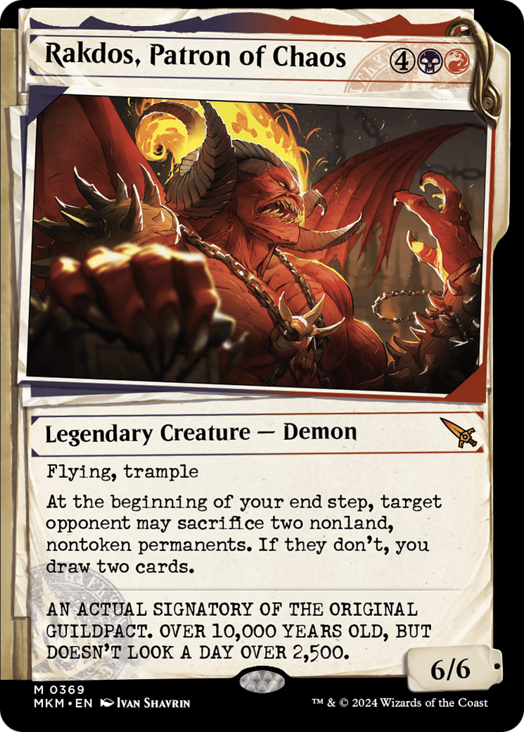 Rakdos, Patron of Chaos (Showcase) (0369) [Murders at Karlov Manor] | Webway Games