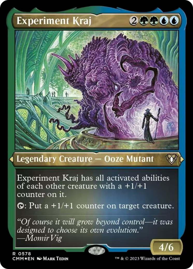 Experiment Kraj (Foil Etched) [Commander Masters] | Webway Games