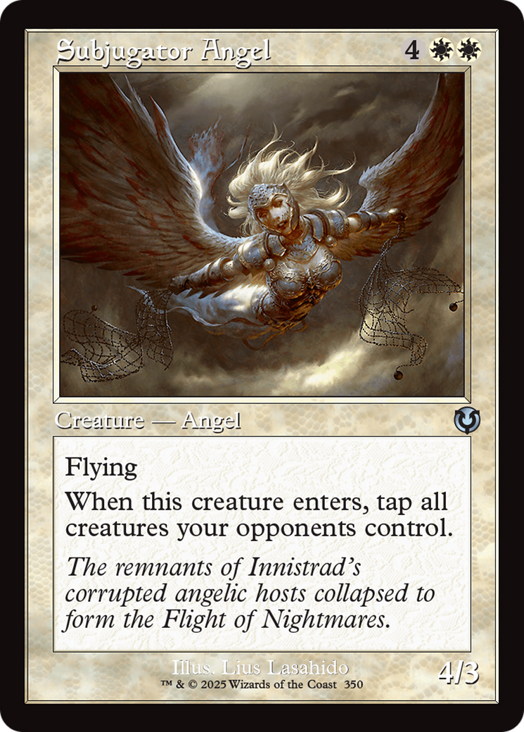 Subjugator Angel (Retro Frame) [Innistrad Remastered] | Webway Games