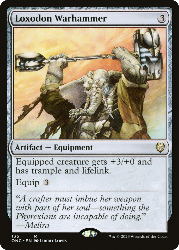 Loxodon Warhammer [Phyrexia: All Will Be One Commander] | Webway Games