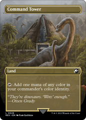 Command Tower // Command Tower (Borderless) [Jurassic World Collection] | Webway Games
