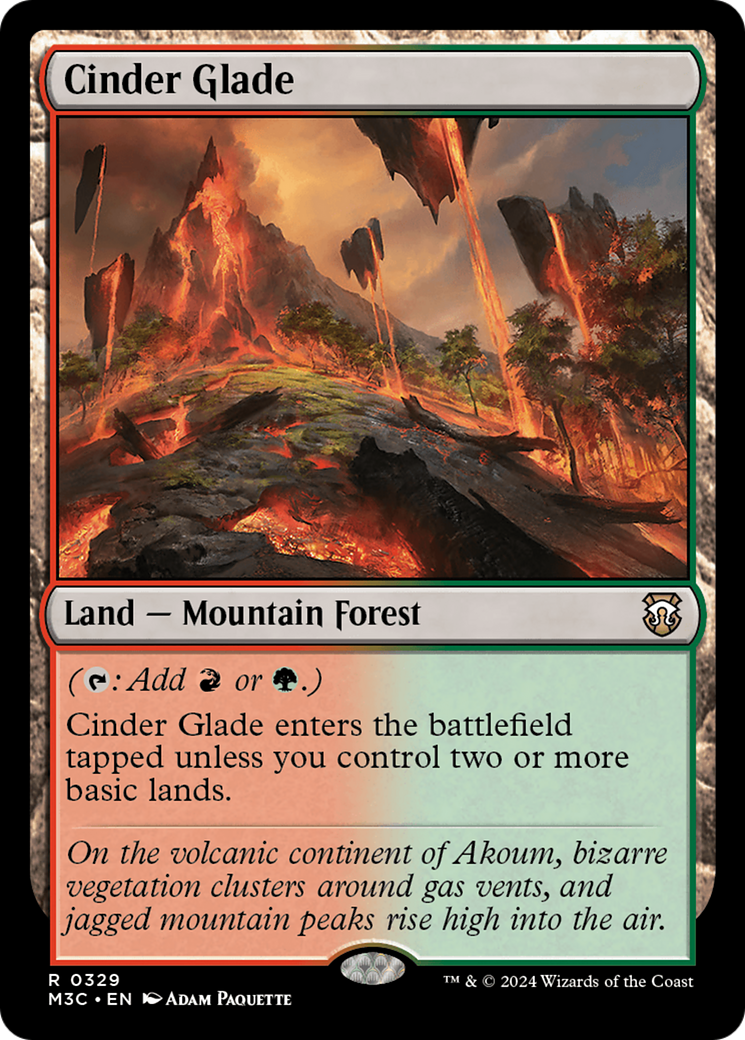 Cinder Glade [Modern Horizons 3 Commander] | Webway Games