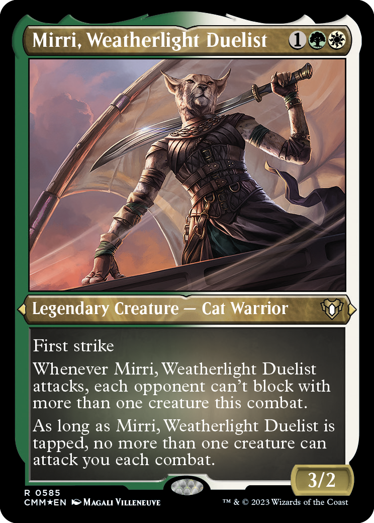 Mirri, Weatherlight Duelist (Foil Etched) [Commander Masters] | Webway Games