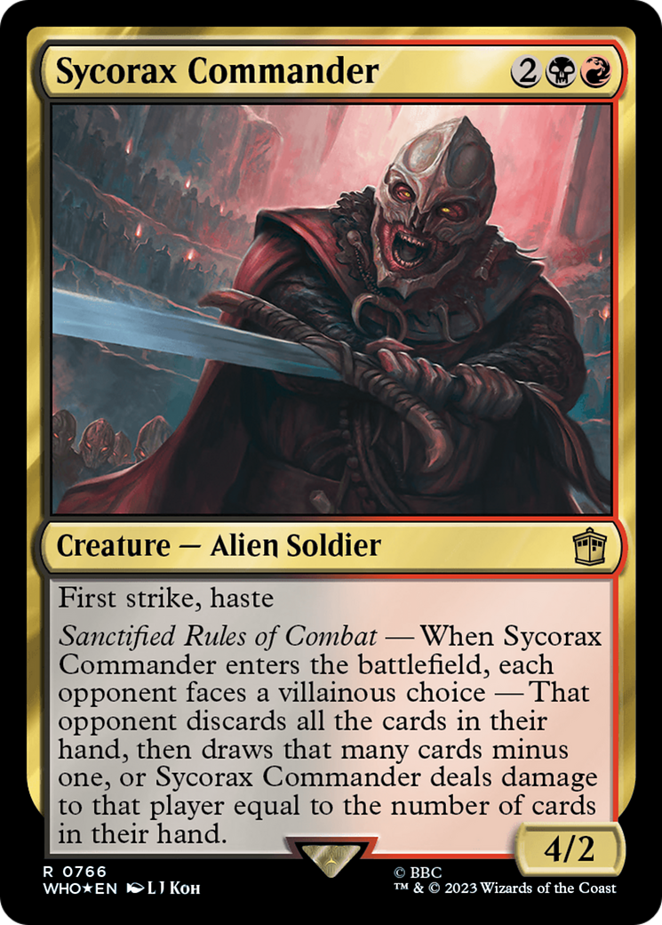 Sycorax Commander (Surge Foil) [Doctor Who] | Webway Games