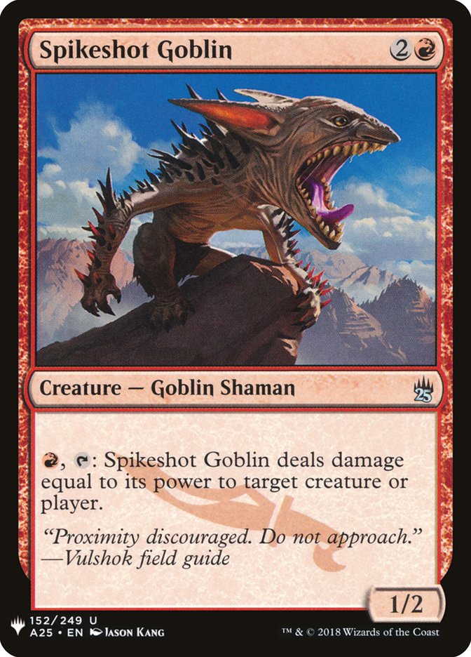 Spikeshot Goblin [Mystery Booster] | Webway Games