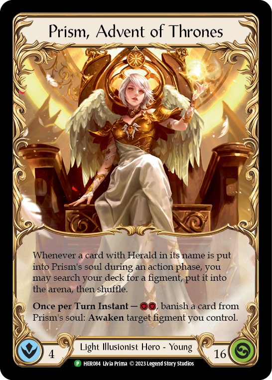 Prism, Advent of Thrones [HER084] (Promo)  Cold Foil | Webway Games