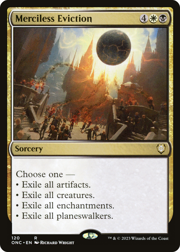 Merciless Eviction [Phyrexia: All Will Be One Commander] | Webway Games
