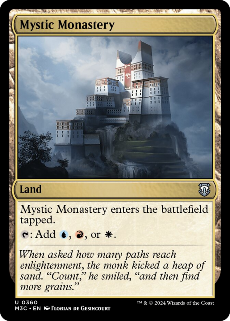 Mystic Monastery (Ripple Foil) [Modern Horizons 3 Commander] | Webway Games