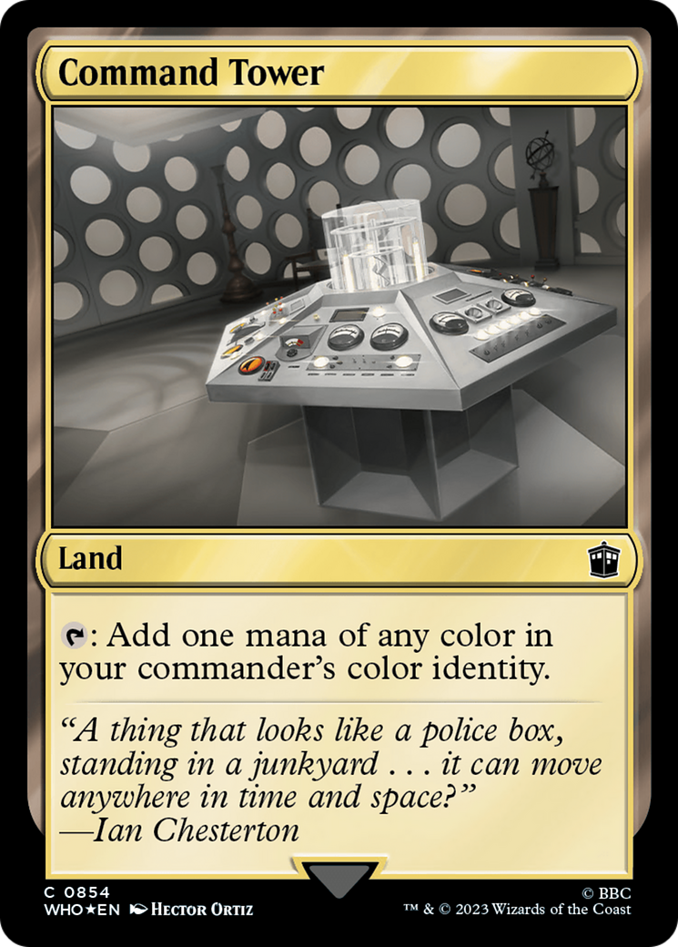 Command Tower (0854) (Surge Foil) [Doctor Who] | Webway Games