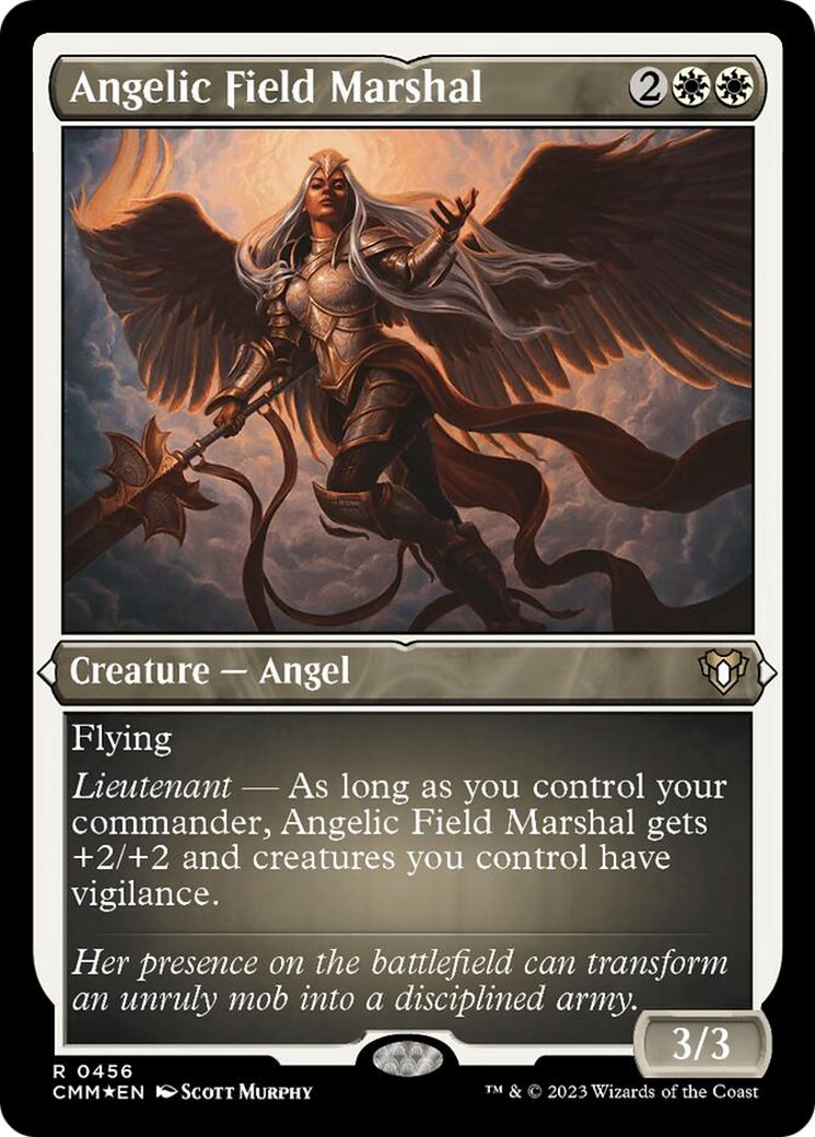 Angelic Field Marshal (Foil Etched) [Commander Masters] | Webway Games