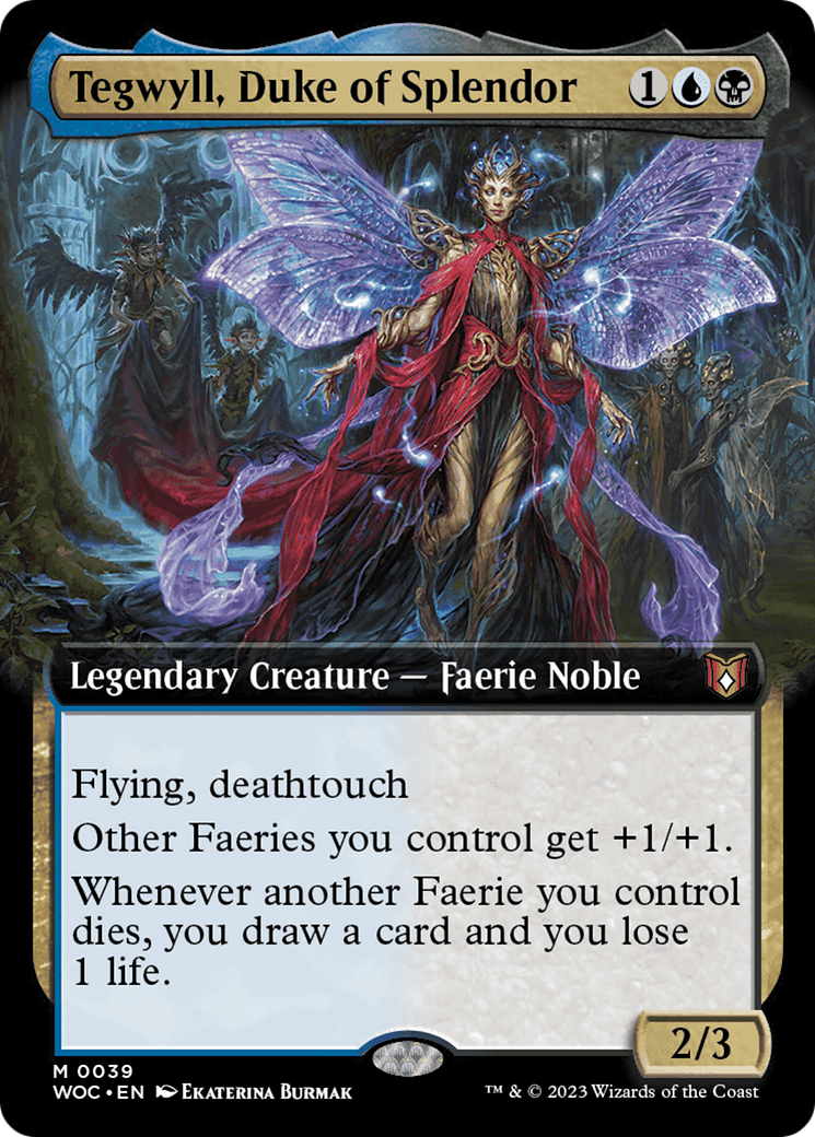 Tegwyll, Duke of Splendor (Extended Art) [Wilds of Eldraine Commander] | Webway Games