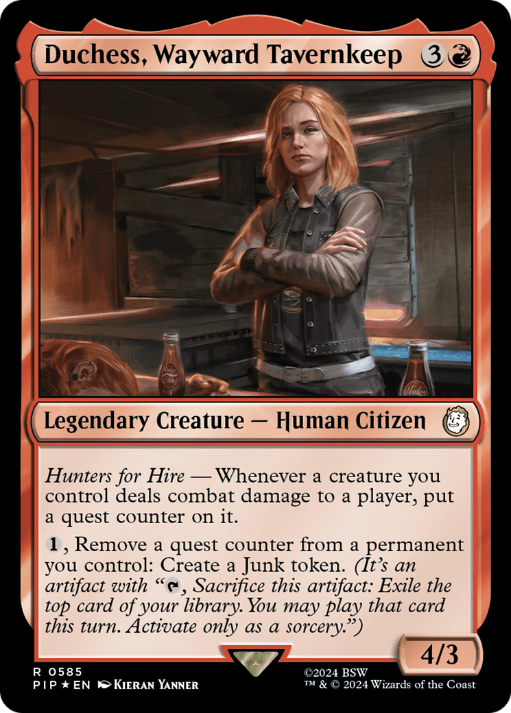 Duchess, Wayward Tavernkeep (Surge Foil) [Fallout] | Webway Games