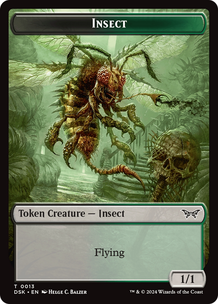 Insect (0013) Token [Duskmourn: House of Horror Tokens] | Webway Games
