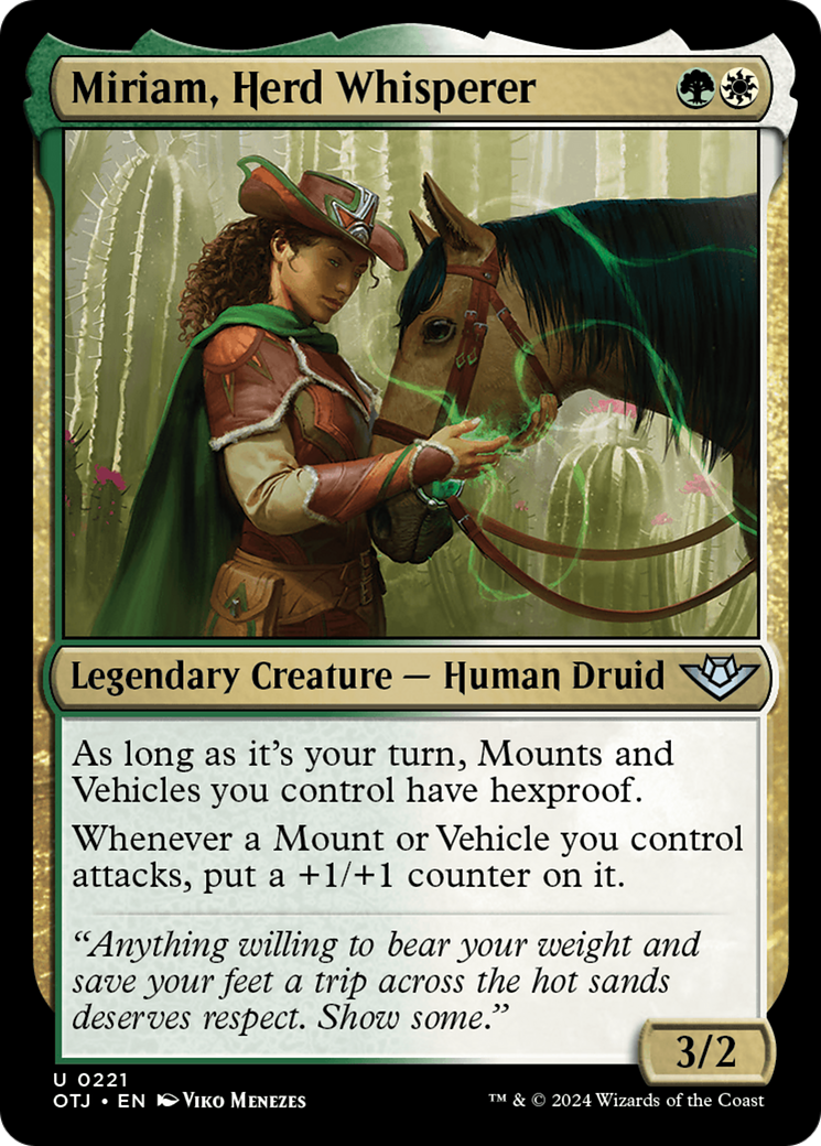 Miriam, Herd Whisperer [Outlaws of Thunder Junction] | Webway Games