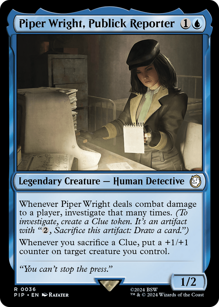 Piper Wright, Publick Reporter [Fallout] | Webway Games