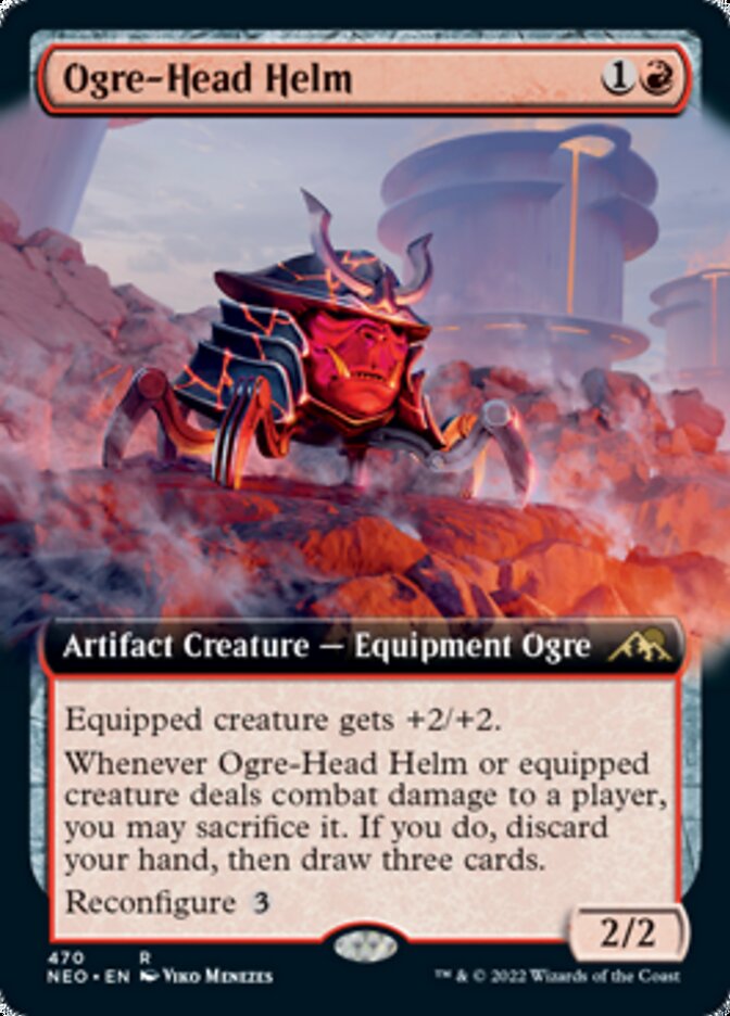 Ogre-Head Helm (Extended Art) [Kamigawa: Neon Dynasty] | Webway Games