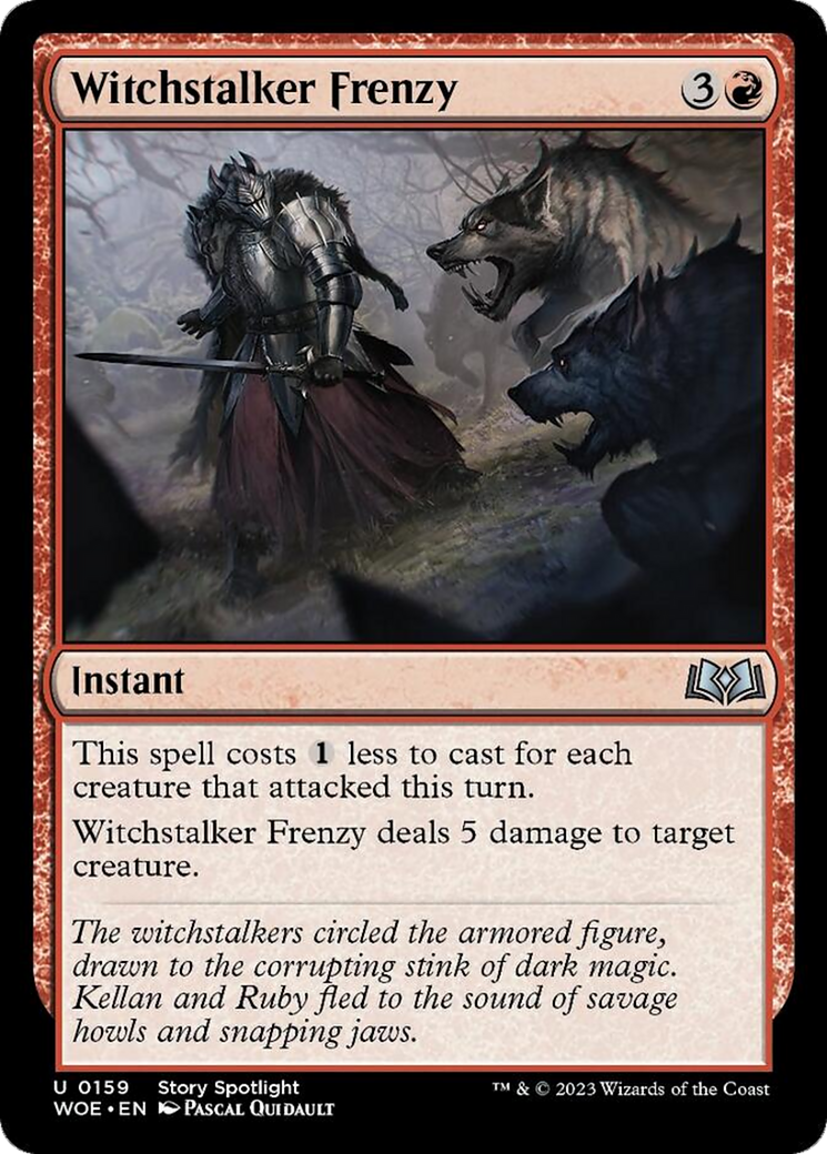 Witchstalker Frenzy [Wilds of Eldraine] | Webway Games