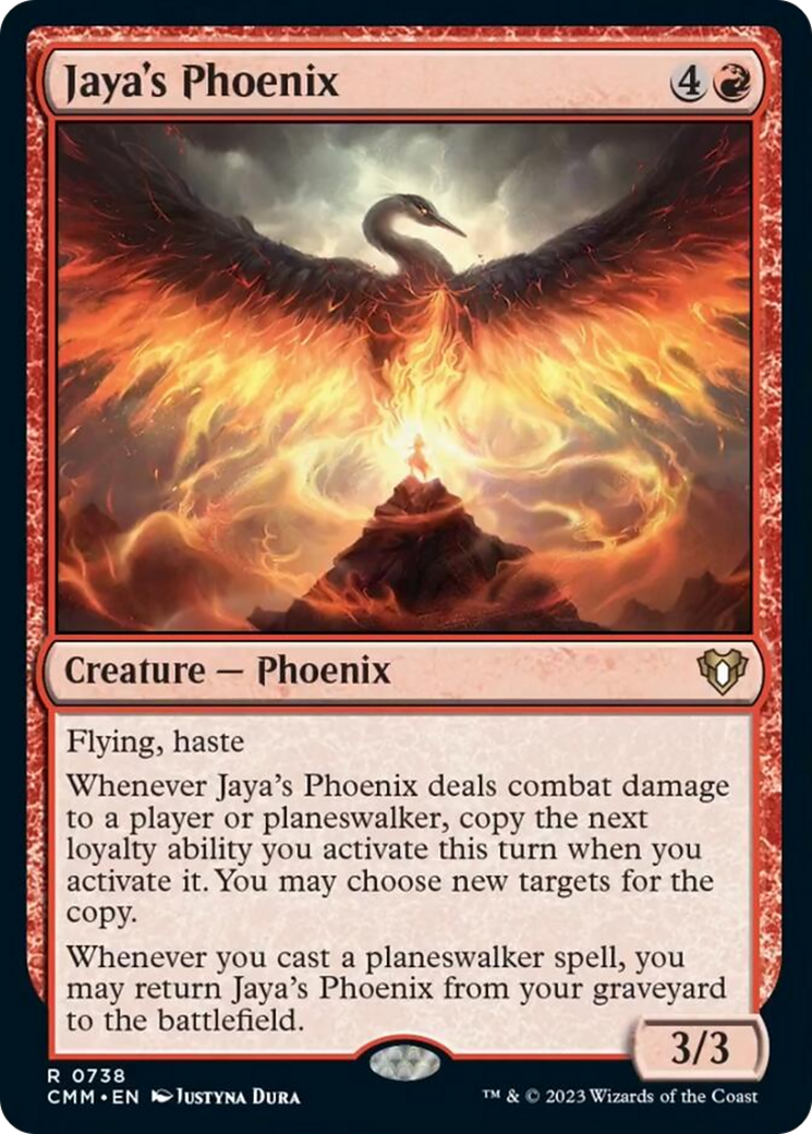 Jaya's Phoenix [Commander Masters] | Webway Games