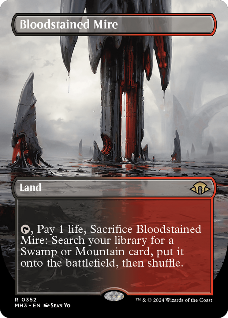 Bloodstained Mire (Borderless) [Modern Horizons 3] | Webway Games