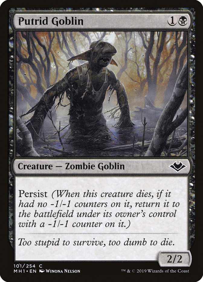 Putrid Goblin [Modern Horizons] | Webway Games