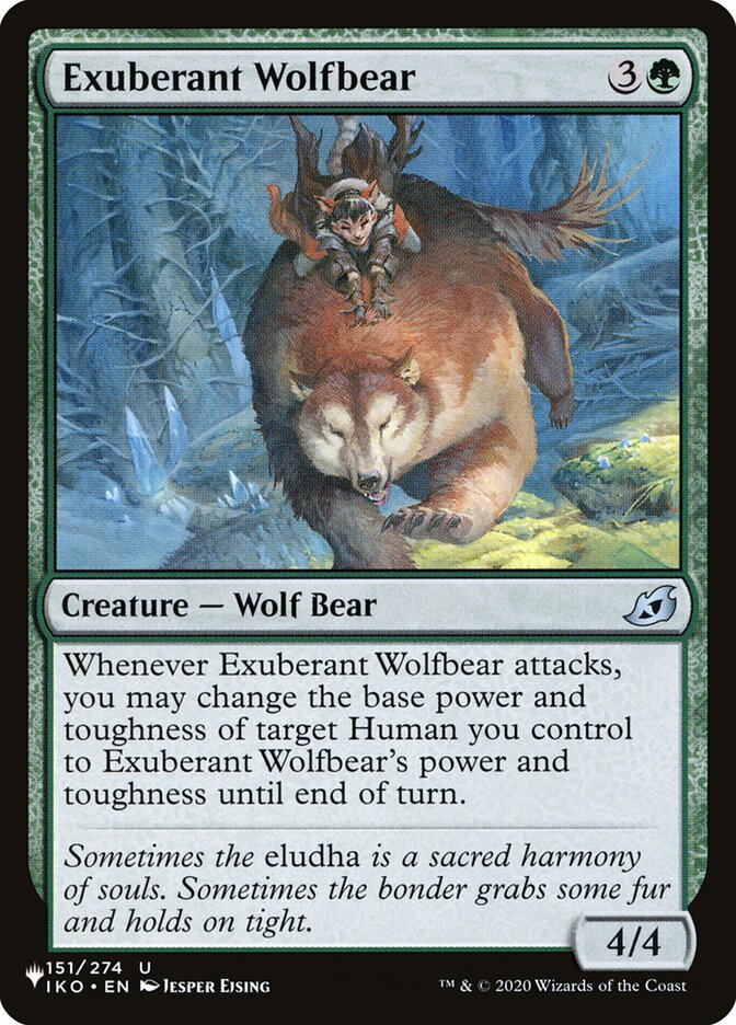 Exuberant Wolfbear [The List] | Webway Games