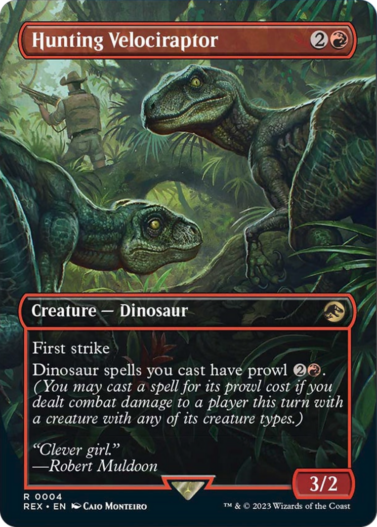 Hunting Velociraptor (Borderless) [Jurassic World Collection] | Webway Games