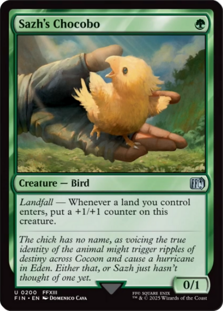 Sazh's Chocobo [FINAL FANTASY] | Webway Games