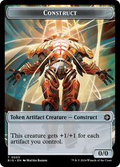 Treasure // Construct Double-Sided Token [Outlaws of Thunder Junction Tokens] | Webway Games