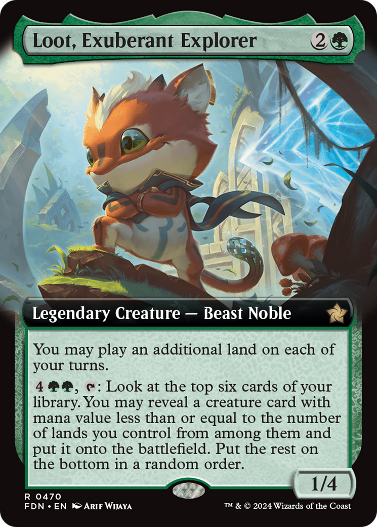 Loot, Exuberant Explorer (Extended Art) [Foundations] | Webway Games