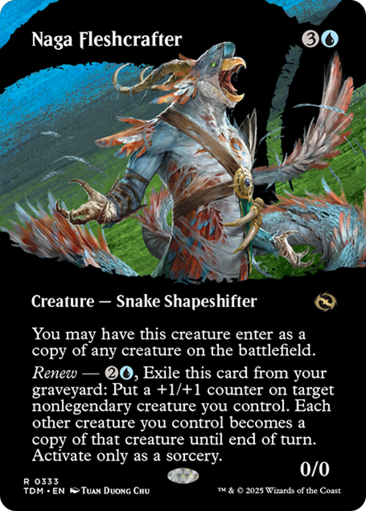 Naga Fleshcrafter (Borderless) [Tarkir: Dragonstorm] | Webway Games
