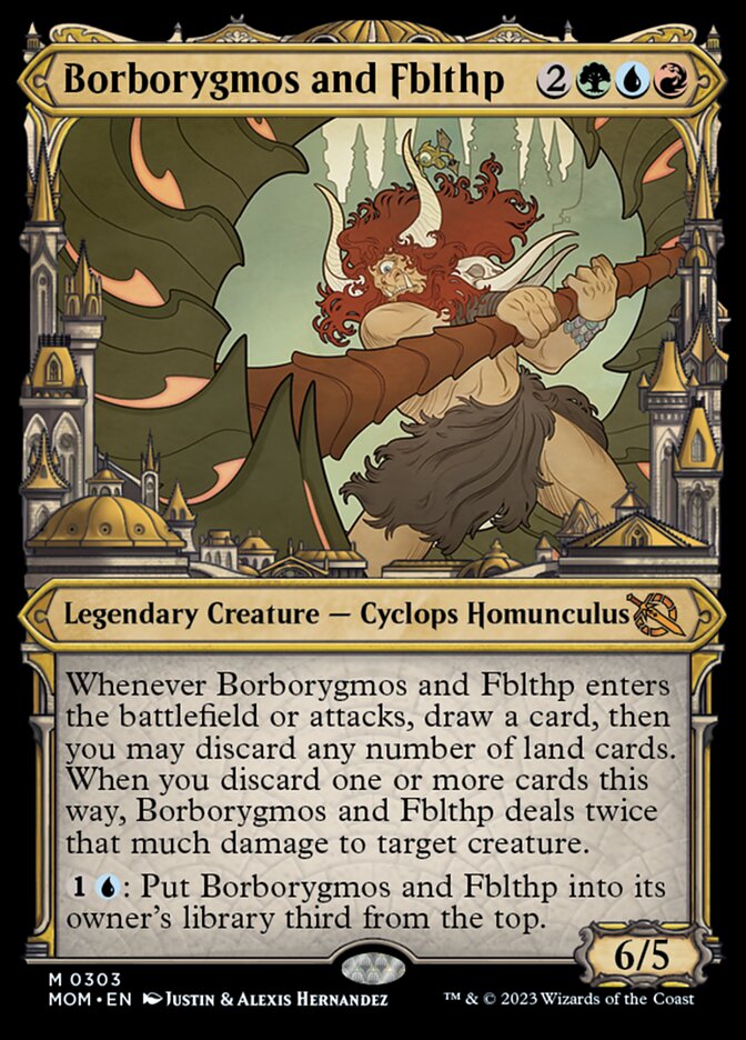 Borborygmos and Fblthp (Showcase Planar Booster Fun) [March of the Machine] | Webway Games
