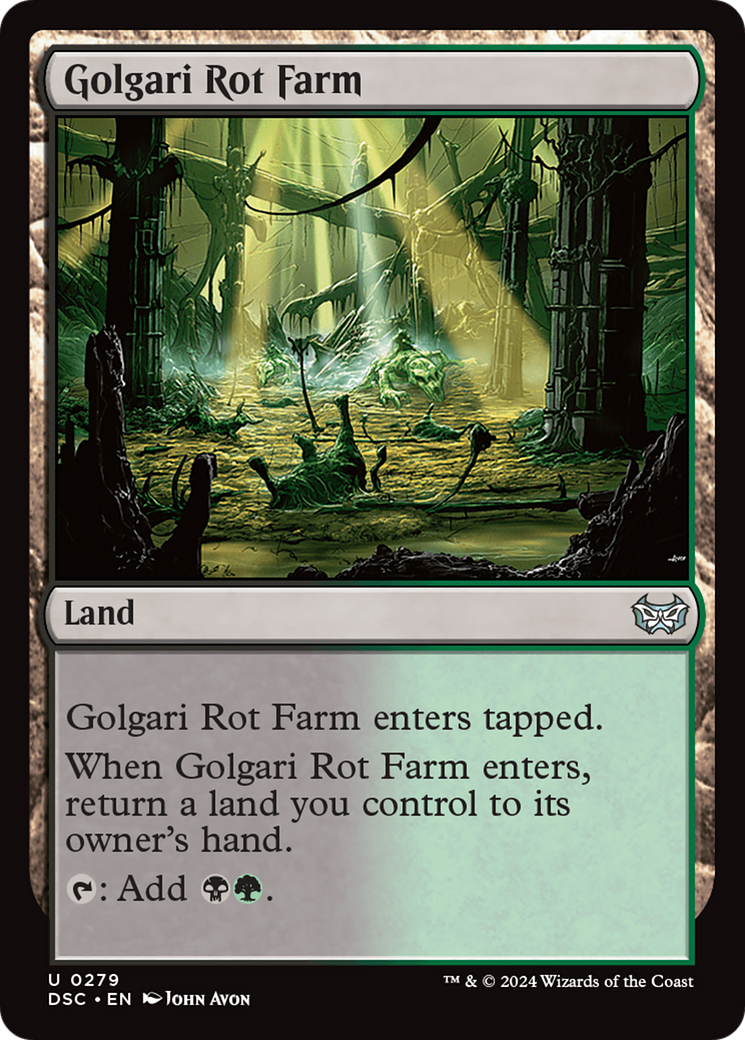 Golgari Rot Farm [Duskmourn: House of Horror Commander] | Webway Games