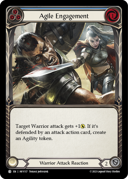 Agile Engagement (Blue) [HVY117] (Heavy Hitters) | Webway Games