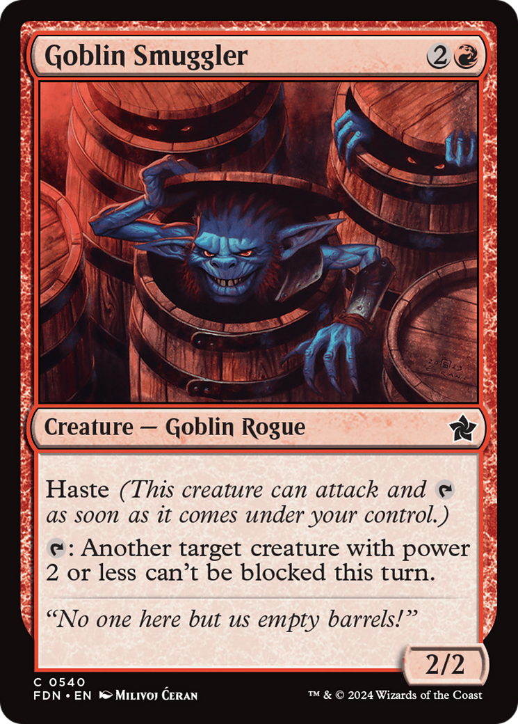 Goblin Smuggler [Foundations] | Webway Games