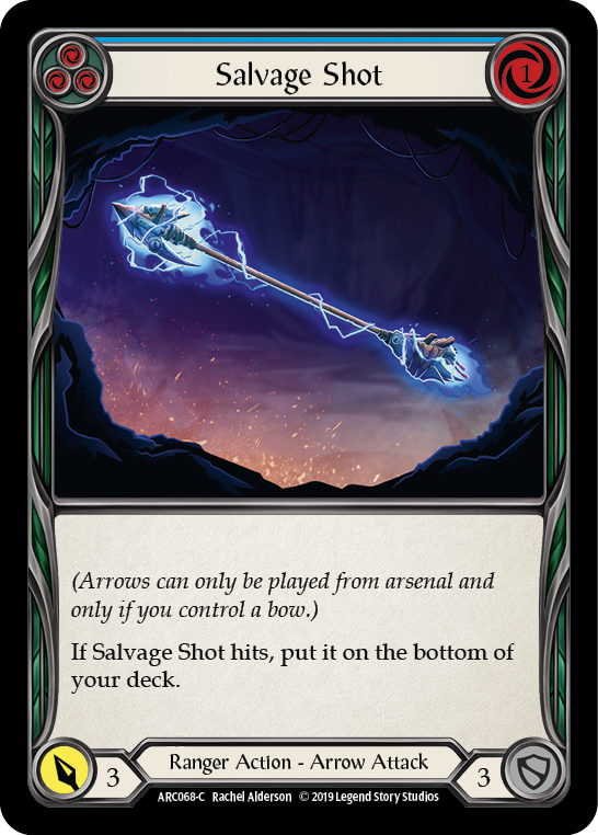 Salvage Shot (Blue) [ARC068-C] (Arcane Rising)  1st Edition Normal | Webway Games
