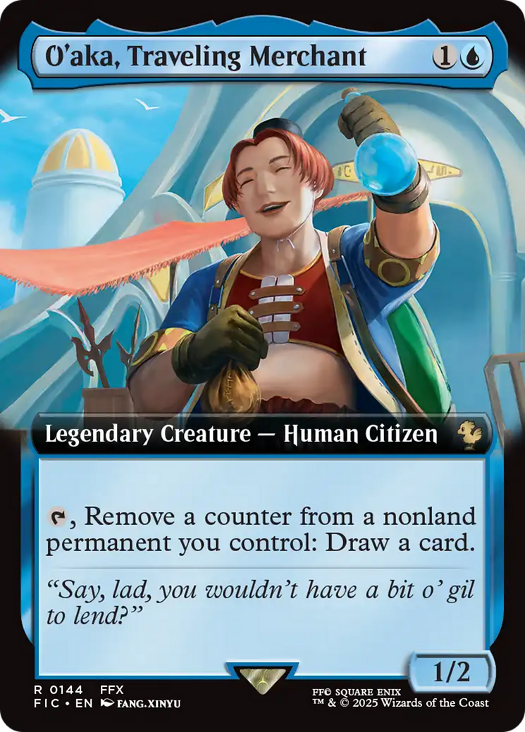 O'aka, Traveling Merchant (Extended Art) [FINAL FANTASY Commander] | Webway Games