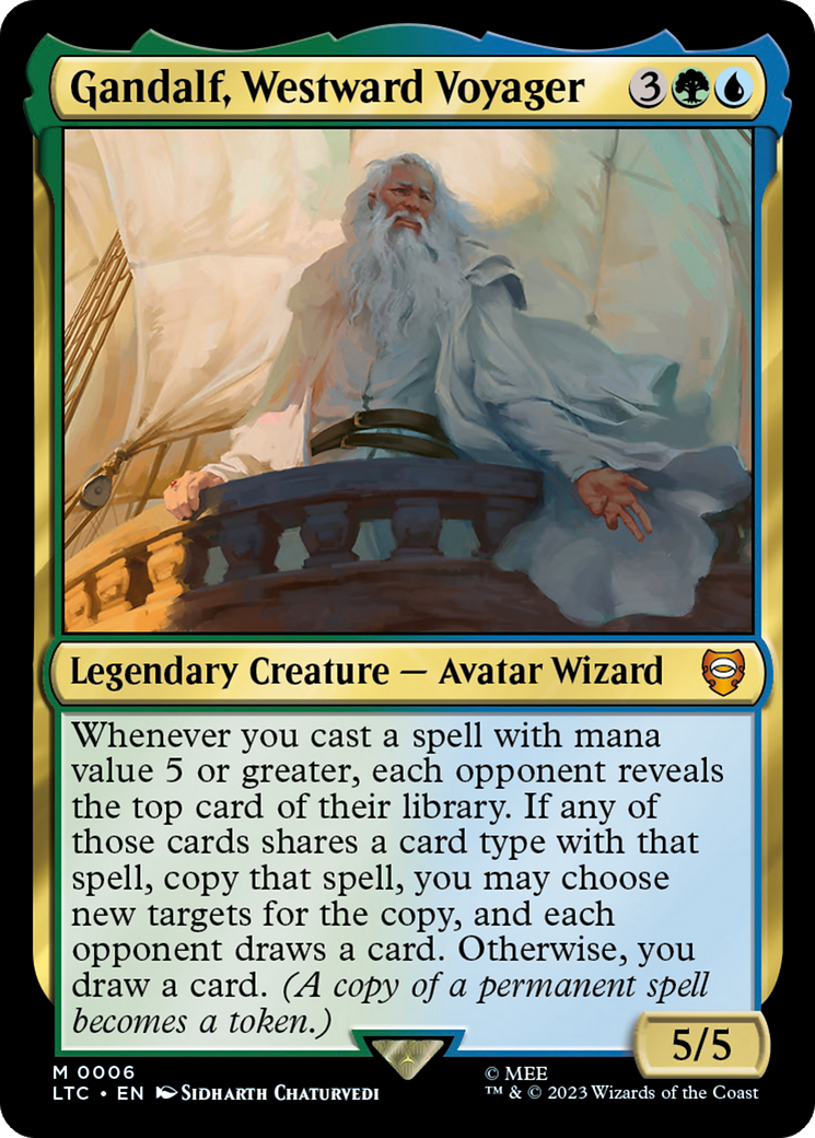 Gandalf, Westward Voyager [The Lord of the Rings: Tales of Middle-Earth Commander] | Webway Games